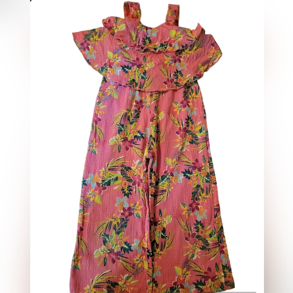 ZARA, Size 6, Pink One Piece Pants Outfit.